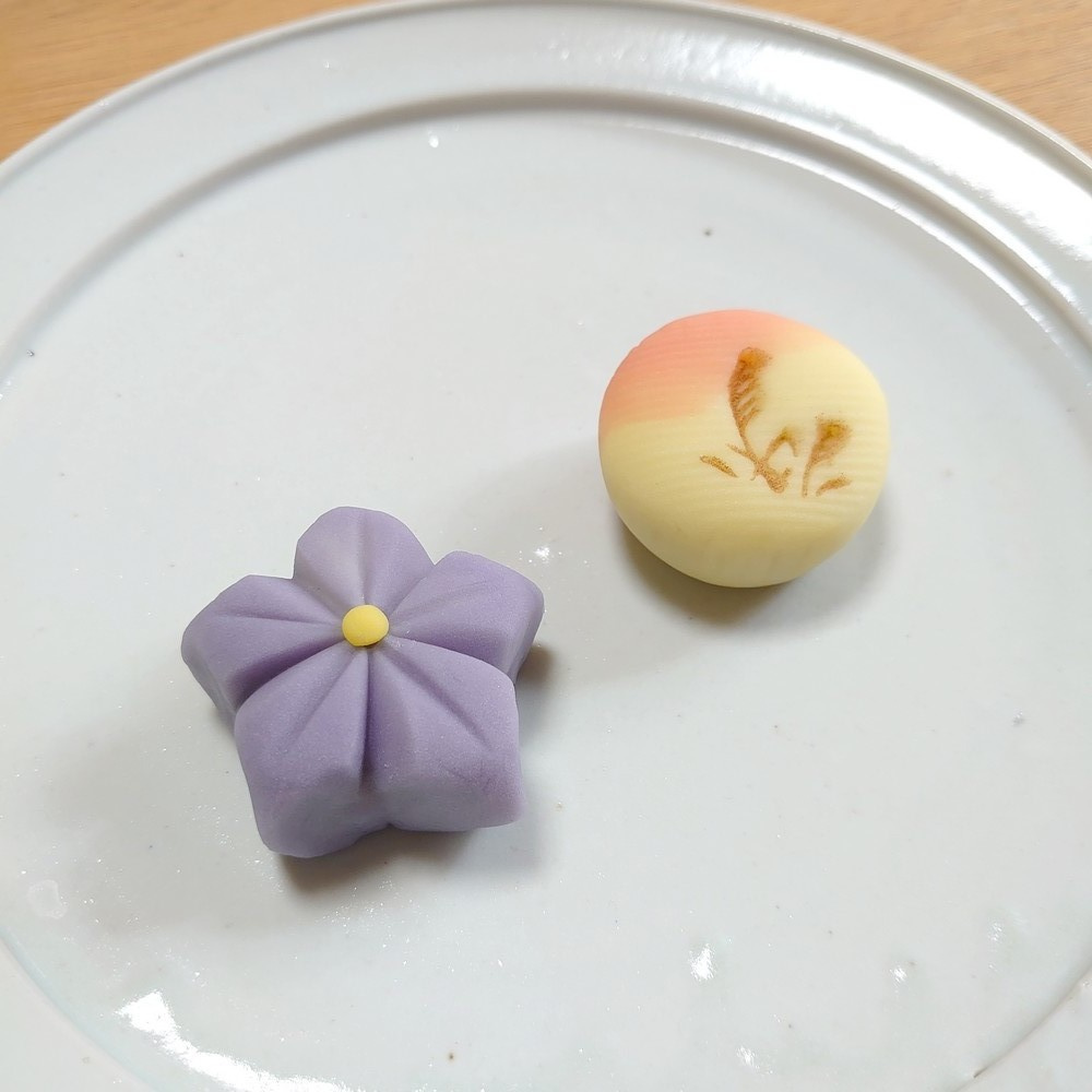 斗々庵二俣屋 季節の主菓子 ききょう / 初秋