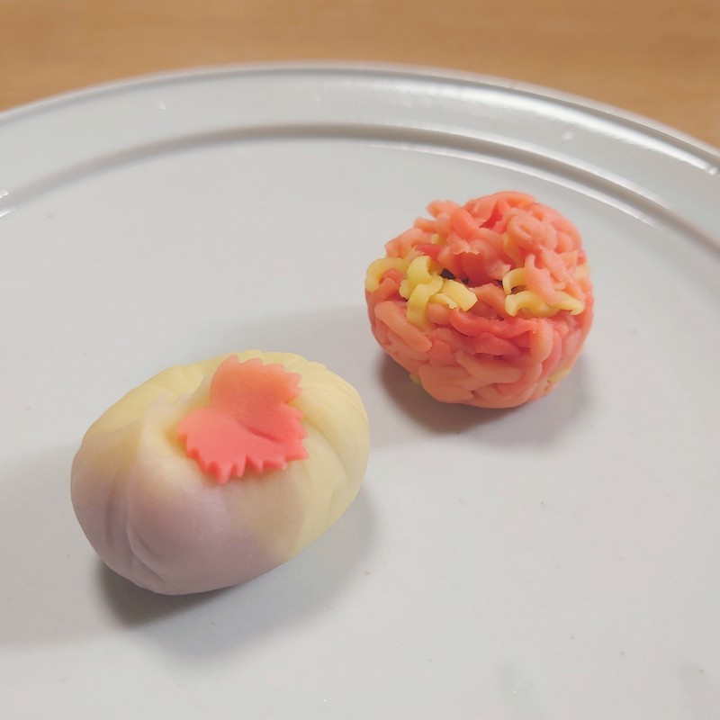 斗々庵二俣屋 季節の主菓子 秋日和 / 錦秋