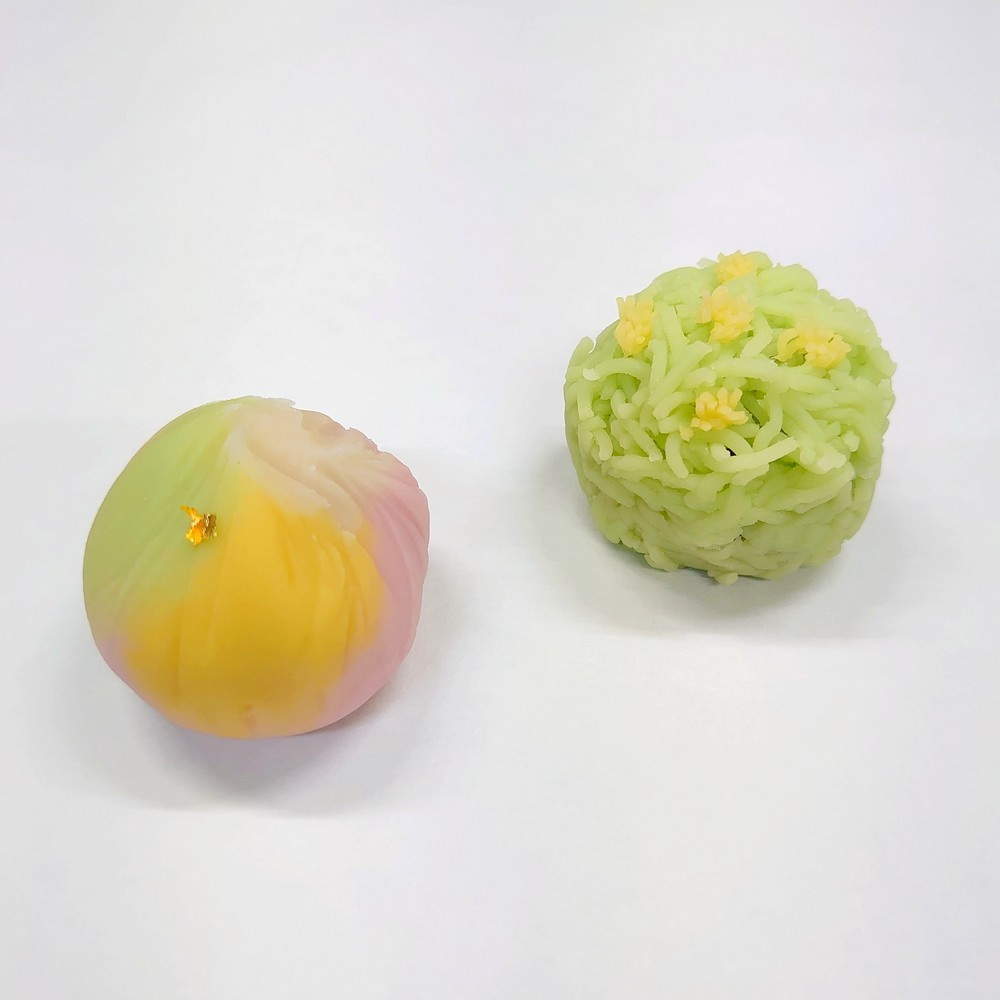 斗々庵二俣屋 季節の主菓子 早春/ふきのとう