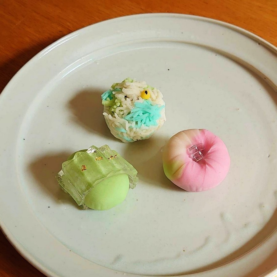 斗々庵二俣屋 季節の主菓子 初蛍 / 清風 / つゆの花