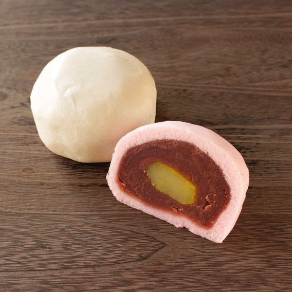 斗々庵二俣屋 紅白の上用饅頭